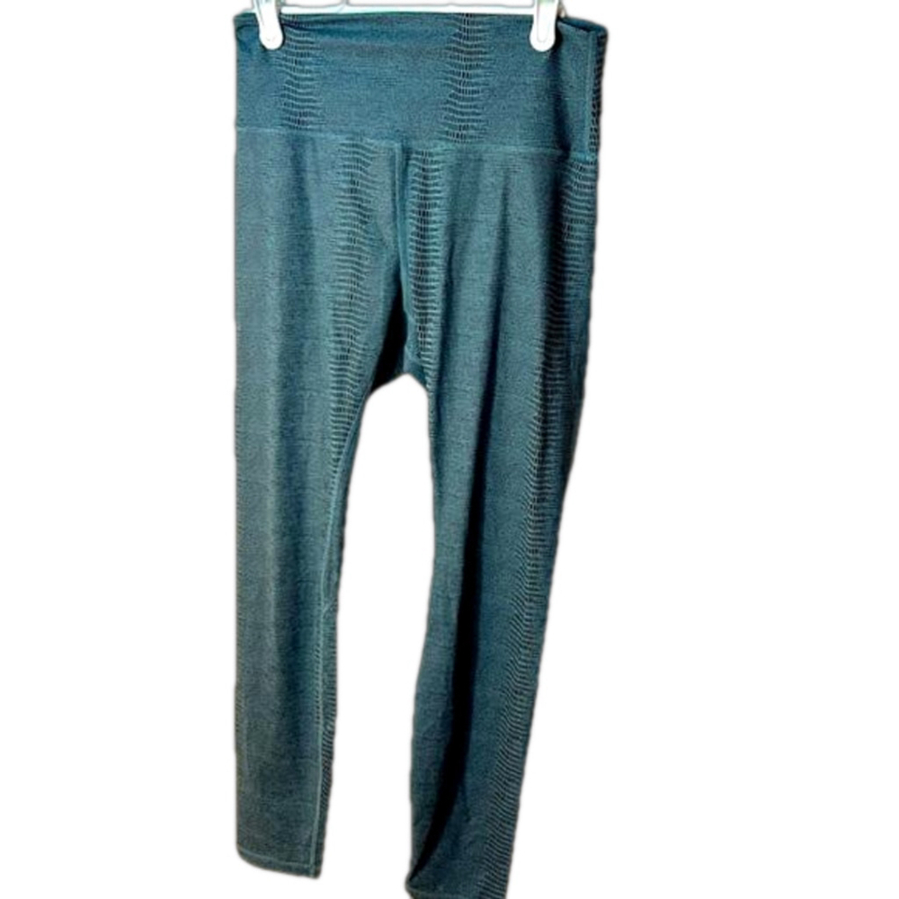 Zyia Active Blue Patterned Leggings Size 8 to 10